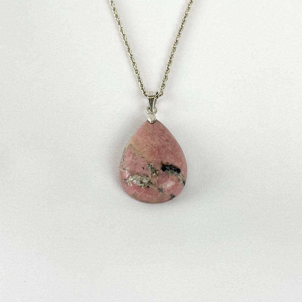 Pendentif Rhodonite