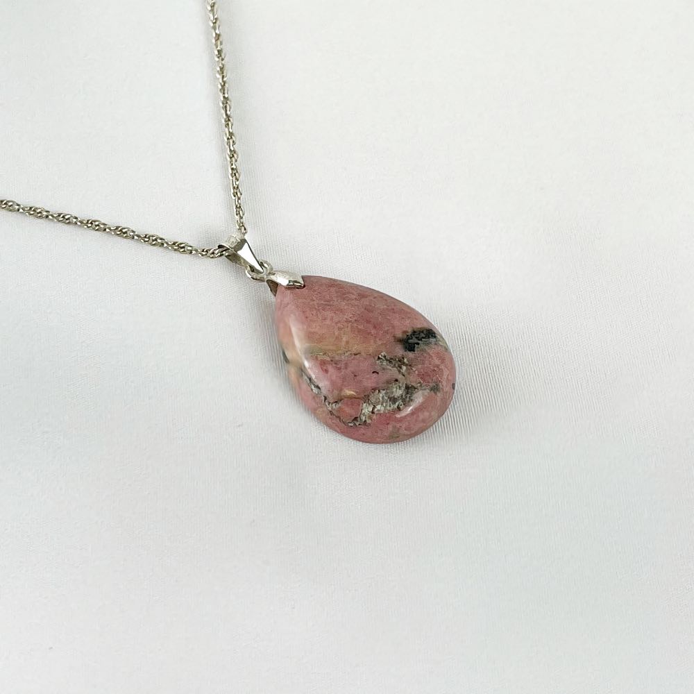 Pendentif Rhodonite