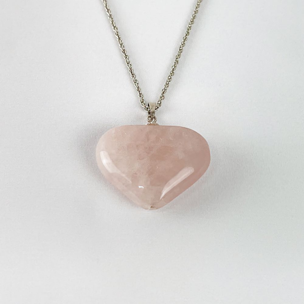 Pendentif Quartz Rose
