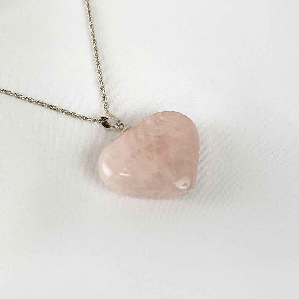 Pendentif Quartz Rose