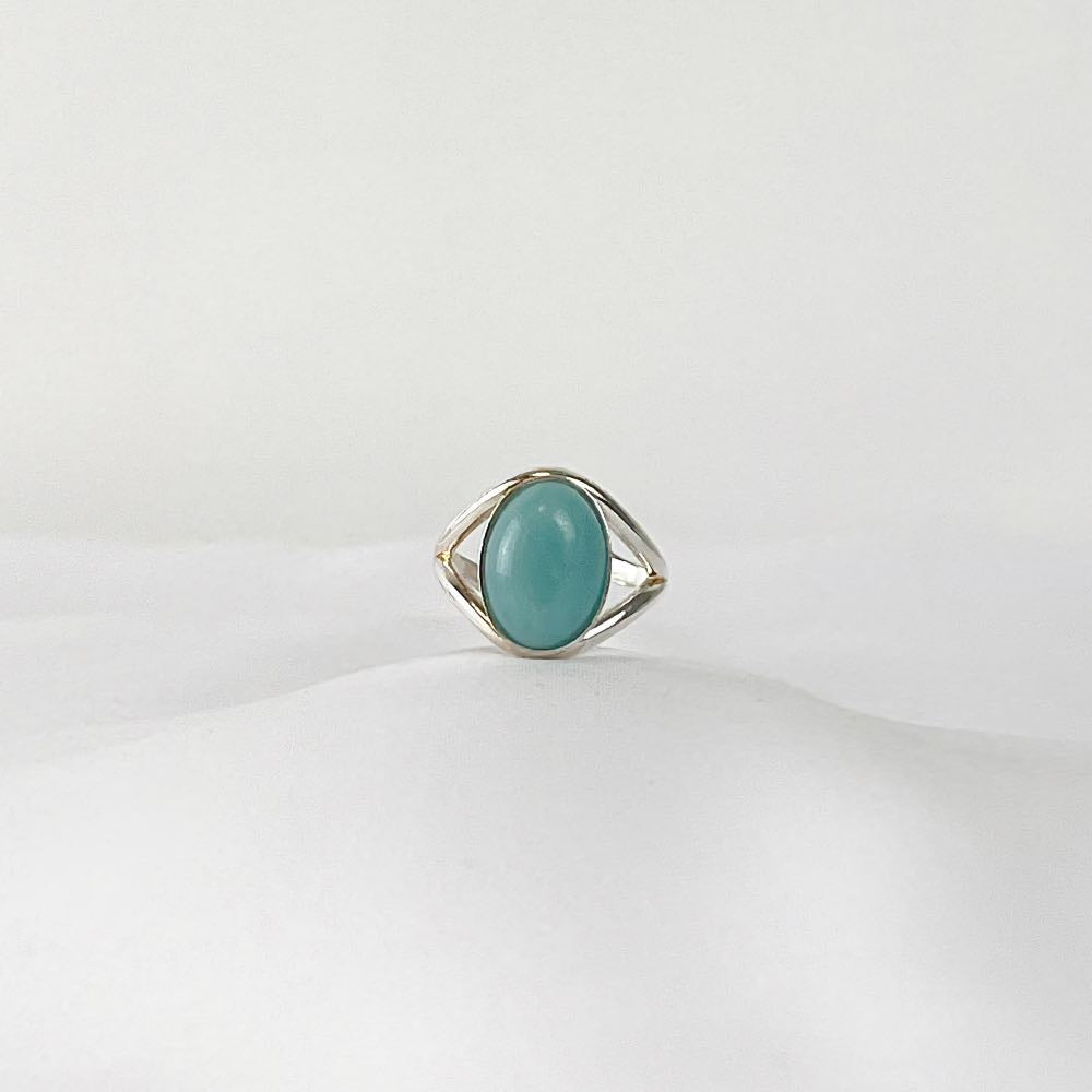 Bague Amazonite