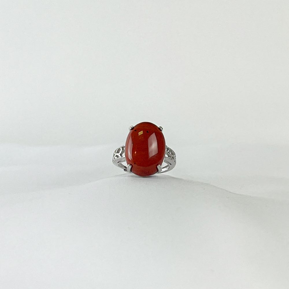 Bague Jaspe Rouge