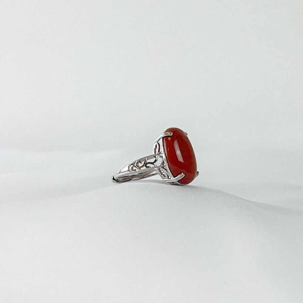 Bague Jaspe Rouge