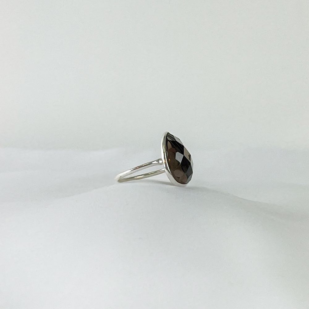 Bague Quartz Fumé