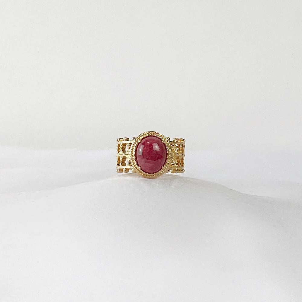 Bague Rhodonite