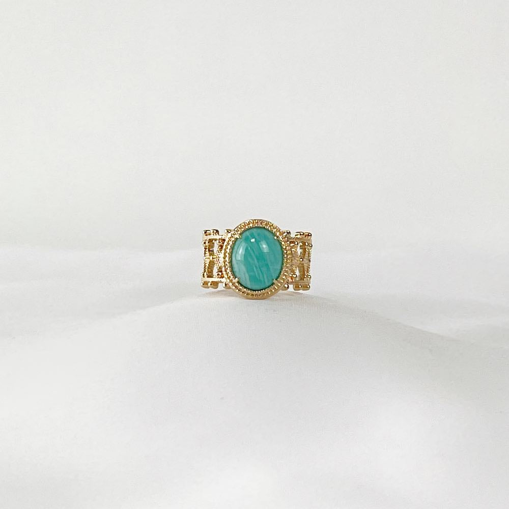 Bague Amazonite