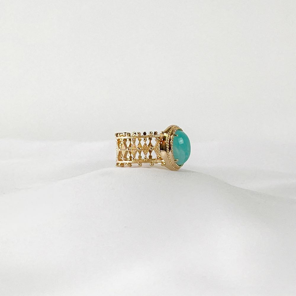Bague Amazonite