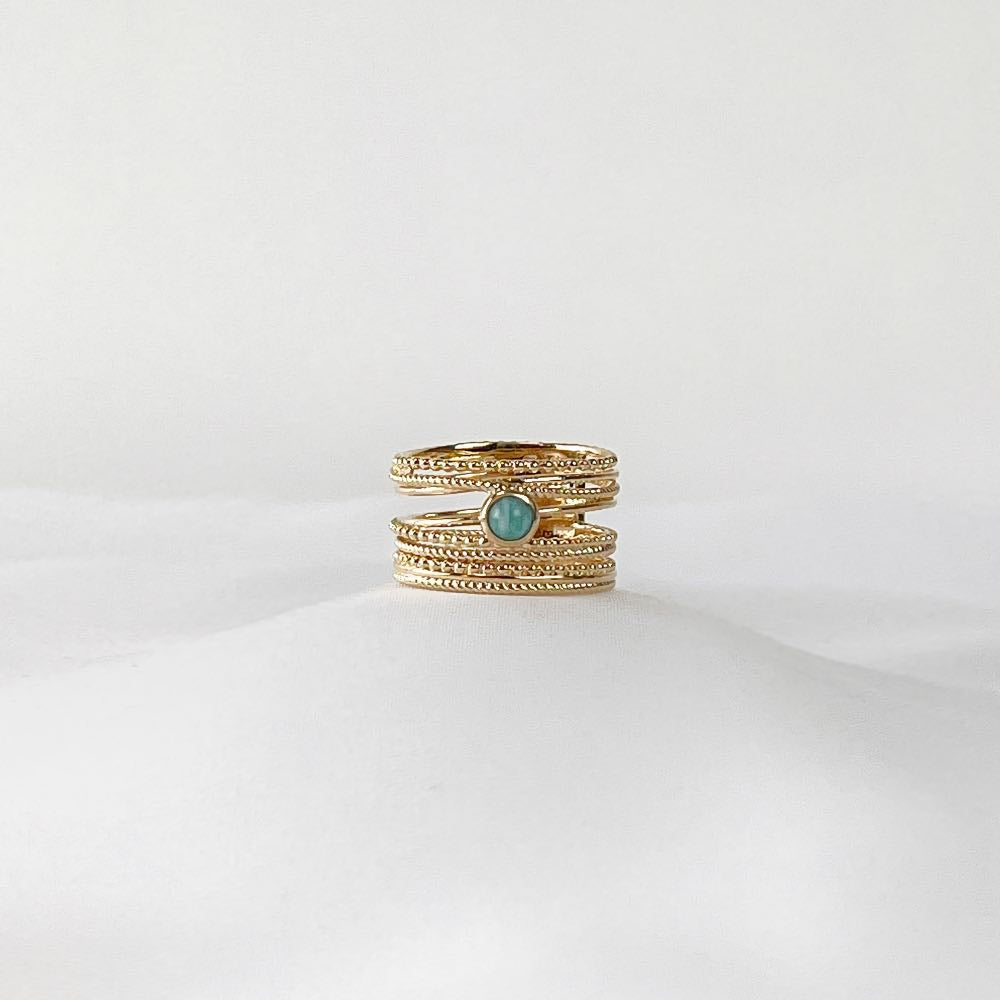 Bague Amazonite