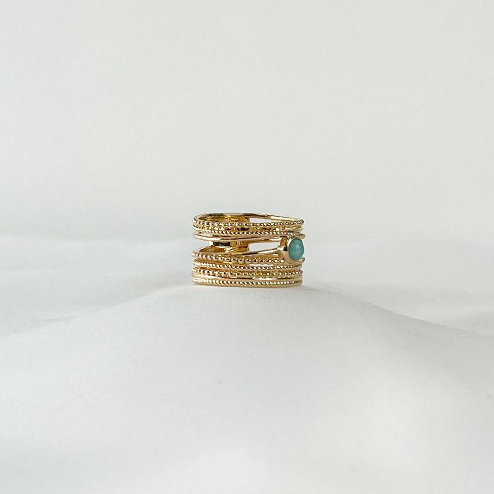 Bague Amazonite