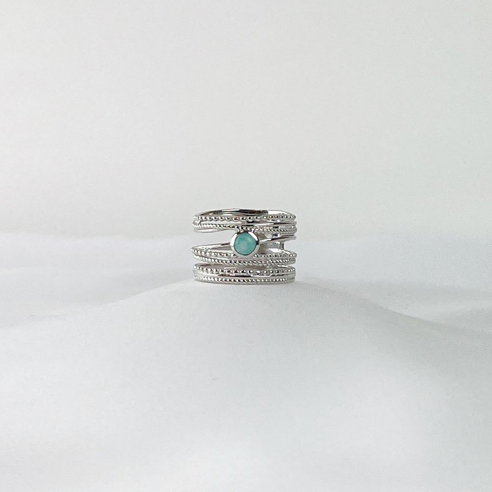 Bague Amazonite