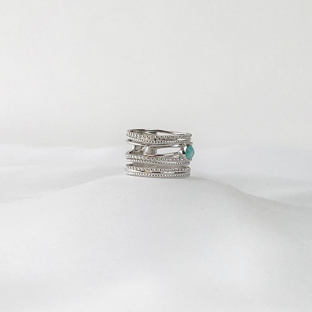 Bague Amazonite