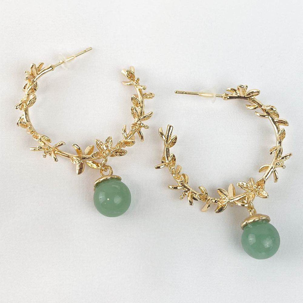 Boucles d'oreilles Aventurine