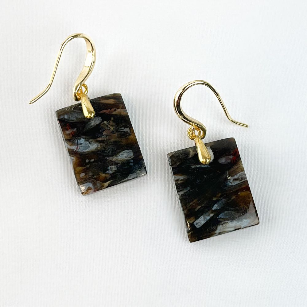 Boucles d'oreilles Agate