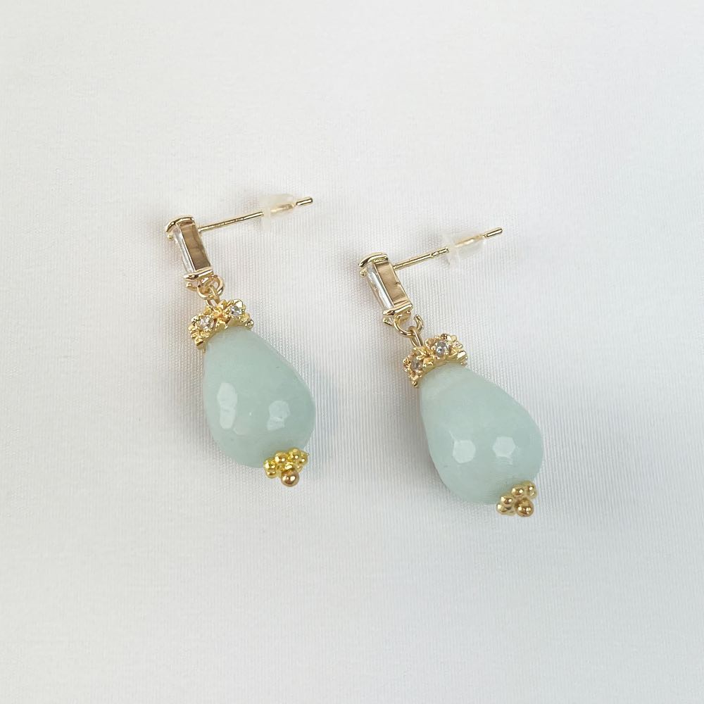 Boucles d'oreilles Amazonite