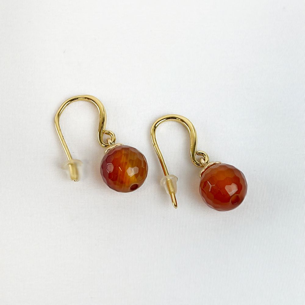 Boucles d'oreilles Cornaline
