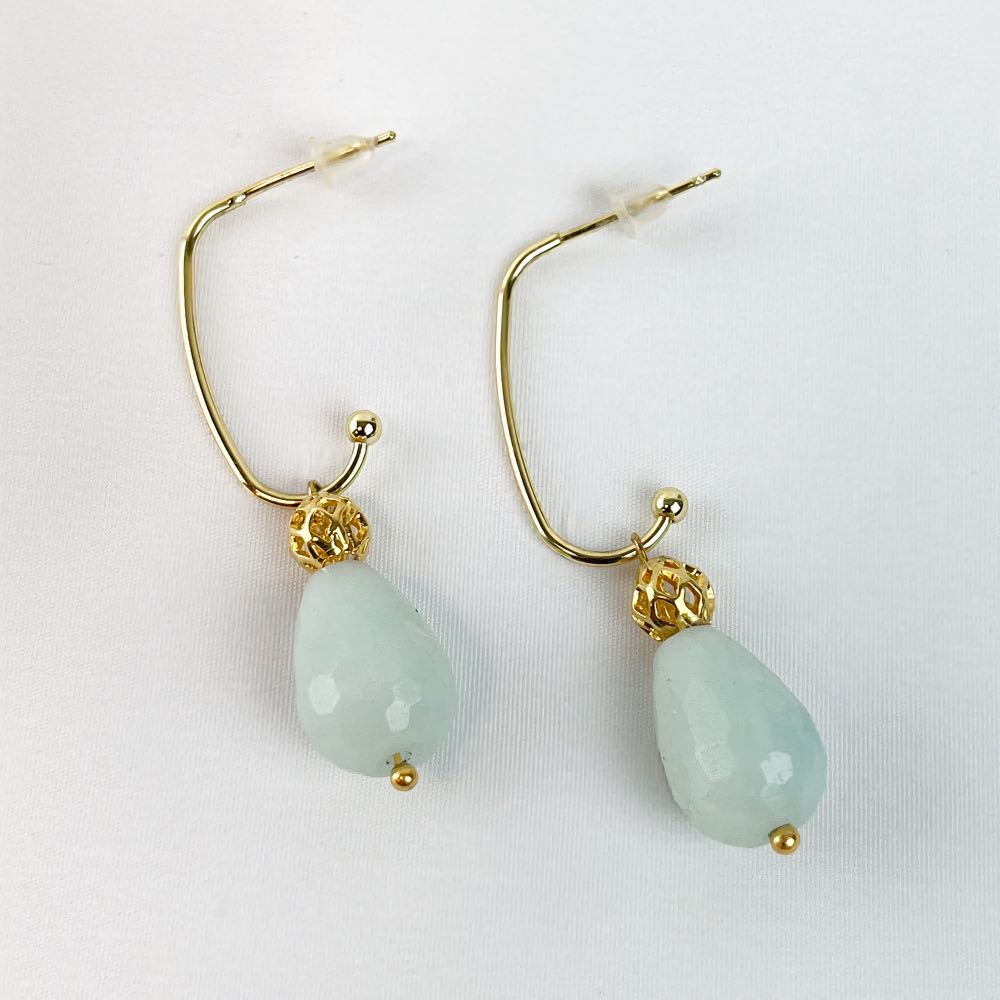 Boucles d'oreilles Amazonite