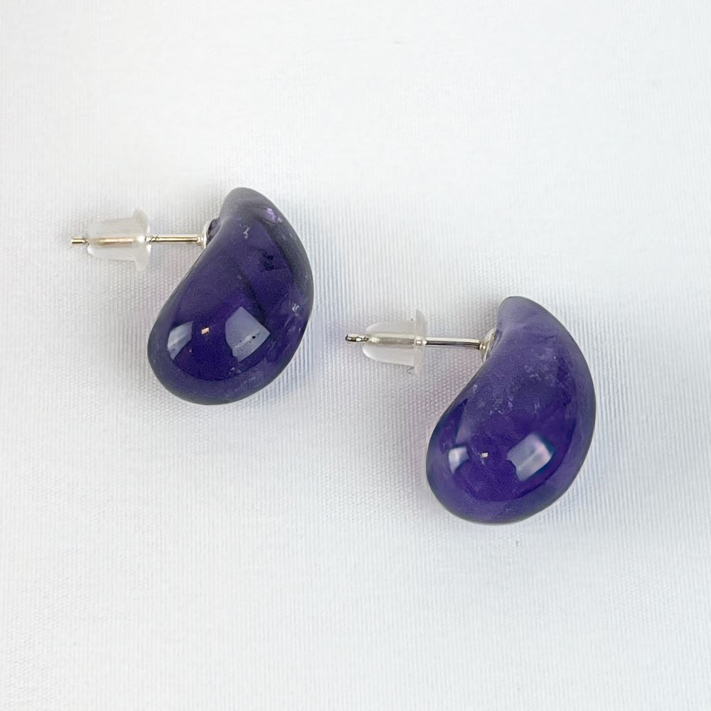 Boucles d'oreilles Améthyste
