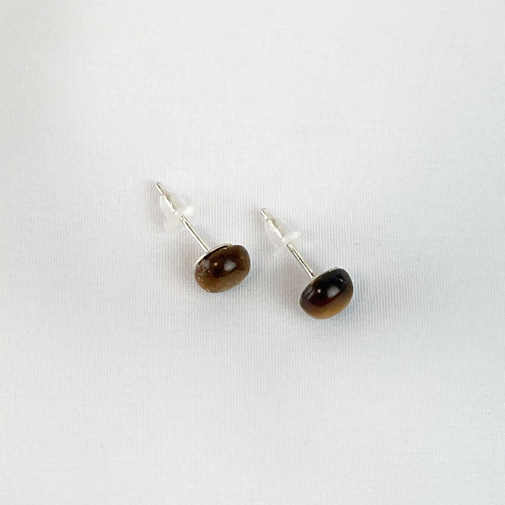 Boucles d'oreilles Oeil de Tigre