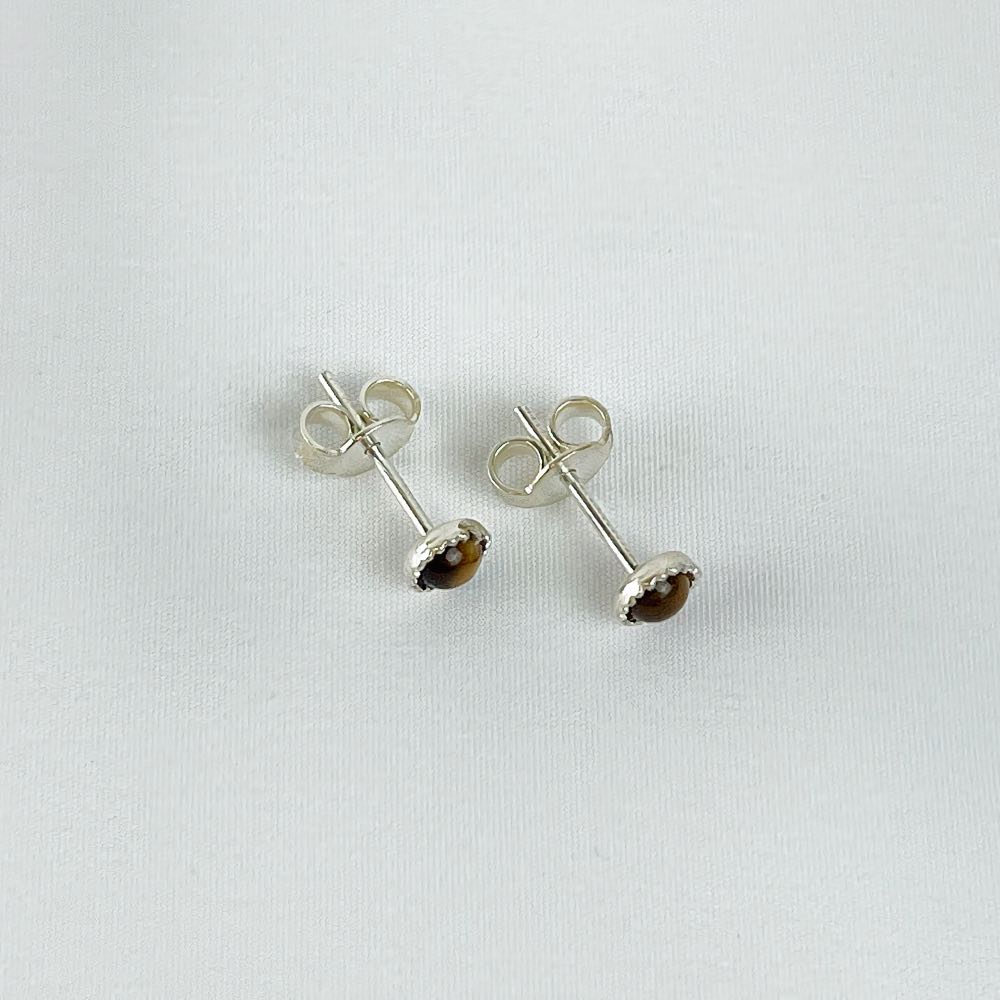 Boucles d'oreilles Oeil de Tigre