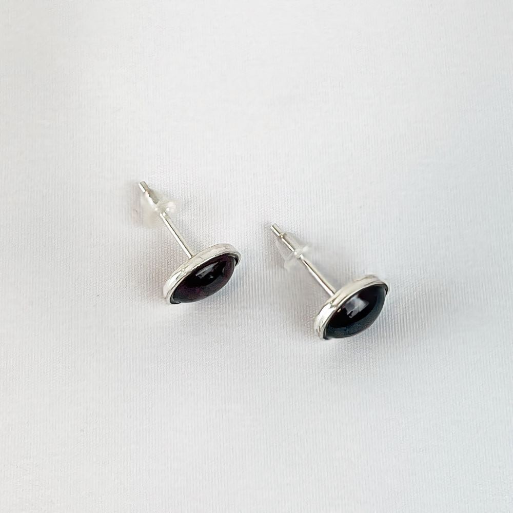 Boucles d'oreilles Grenat