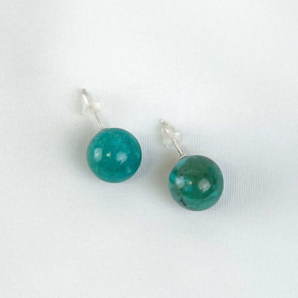 Boucles d'oreilles puces Turquoise