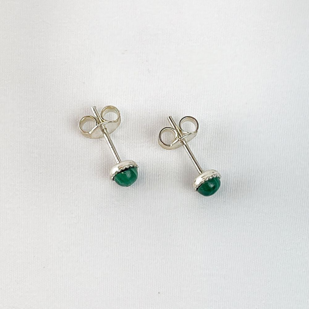 Boucles d'oreilles Malachite