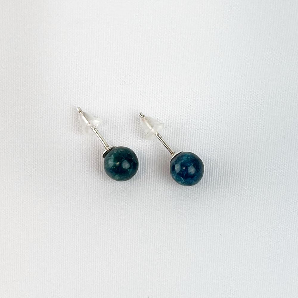 Boucles d'oreilles puces Apatite