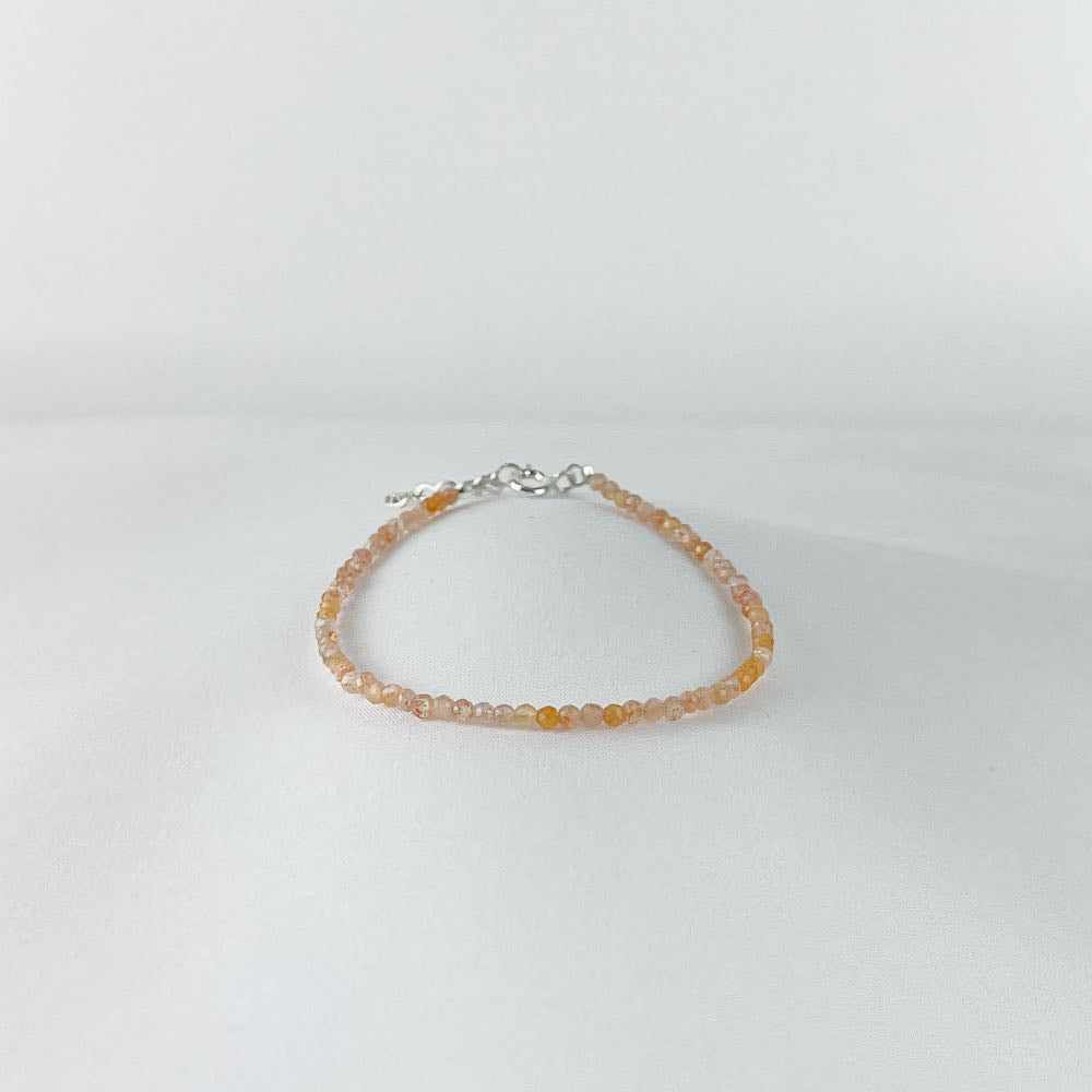 Bracelet Pierre de Soleil - Perles facettées