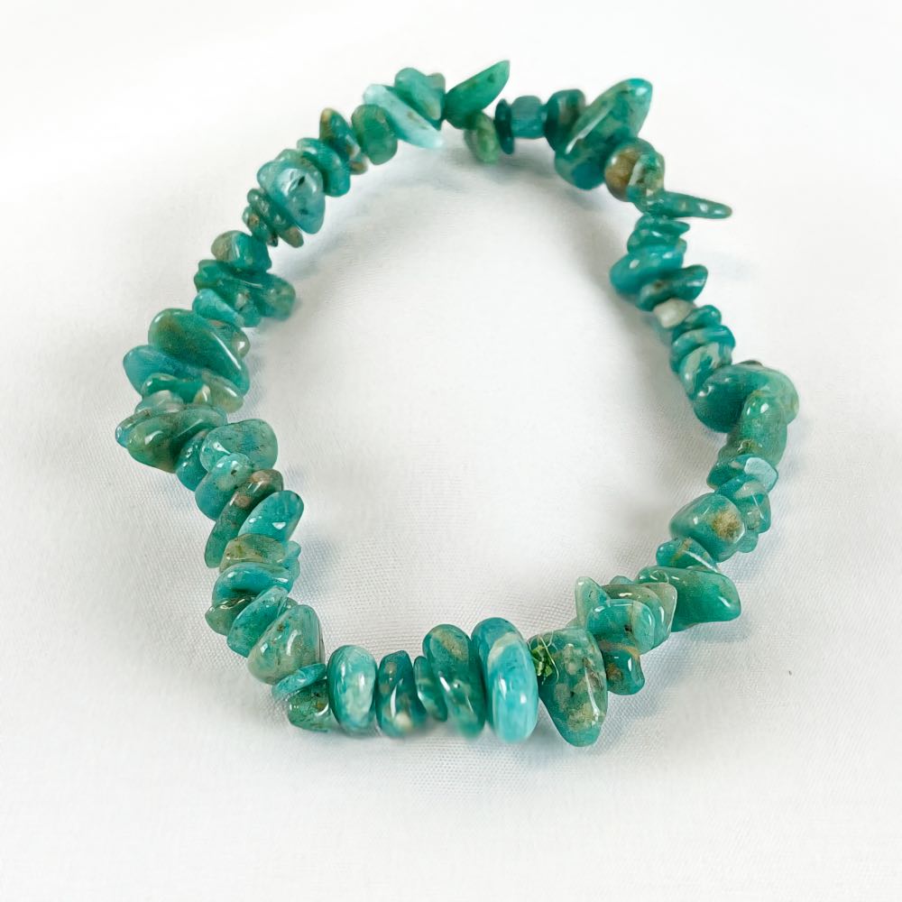Bracelet Amazonite - Perles chips