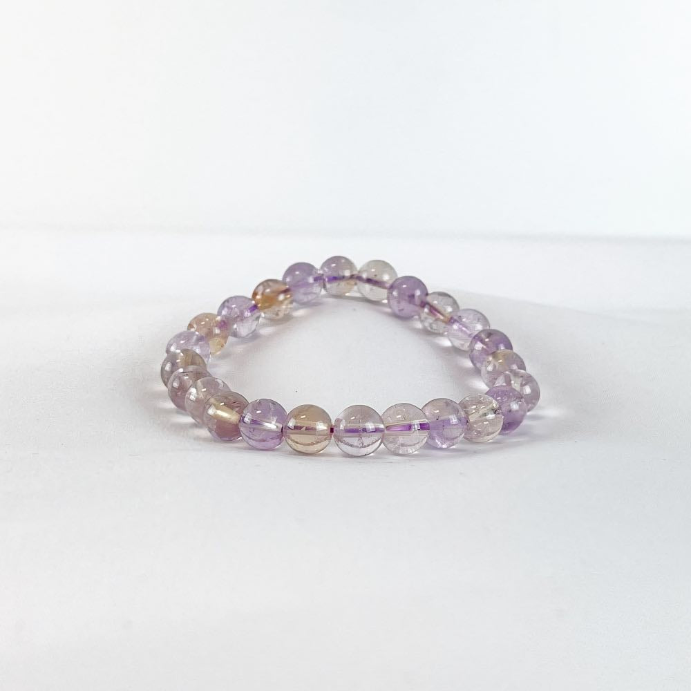 Bracelet Amétrine - Perles rondes