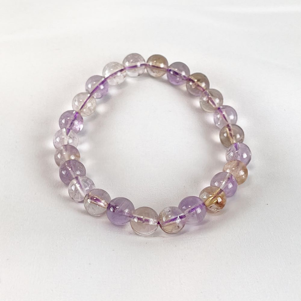 Bracelet Amétrine - Perles rondes