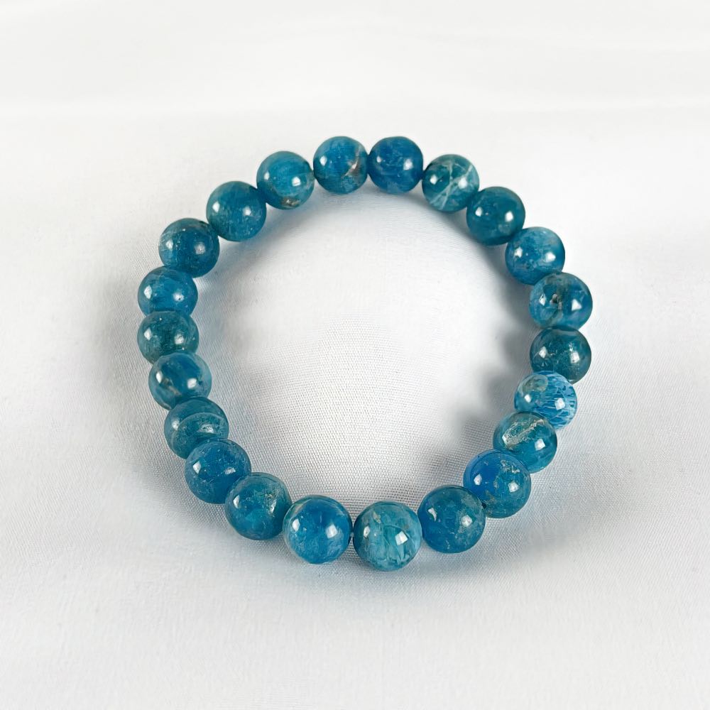 Bracelet Apatite - Perles rondes