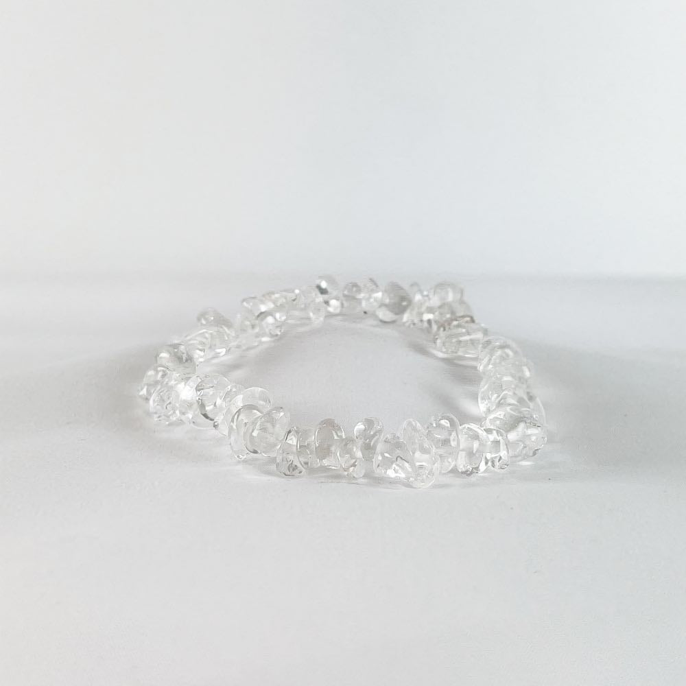 Bracelet Cristal de Roche - Perles rondes