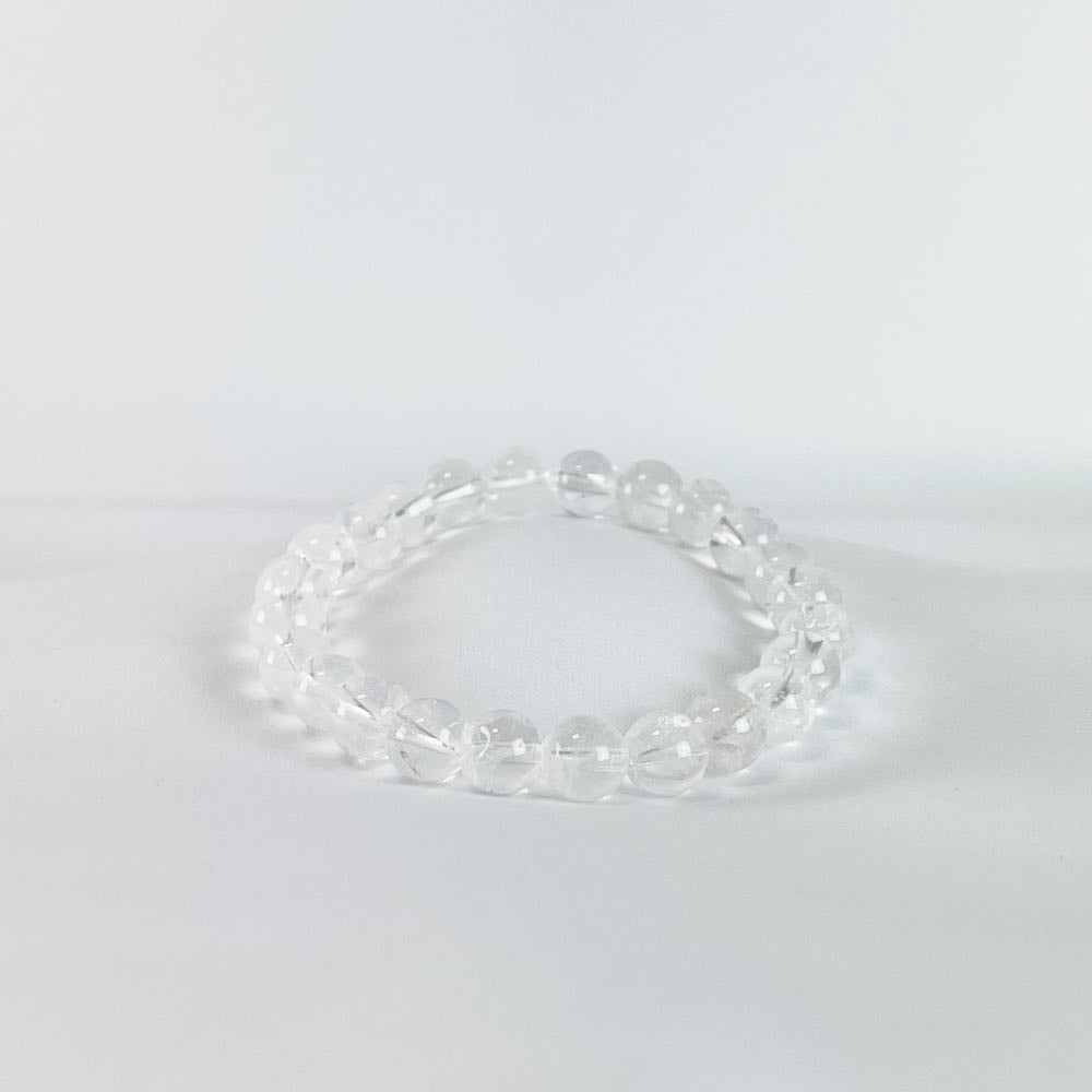 Bracelet Cristal de Roche - Perles rondes