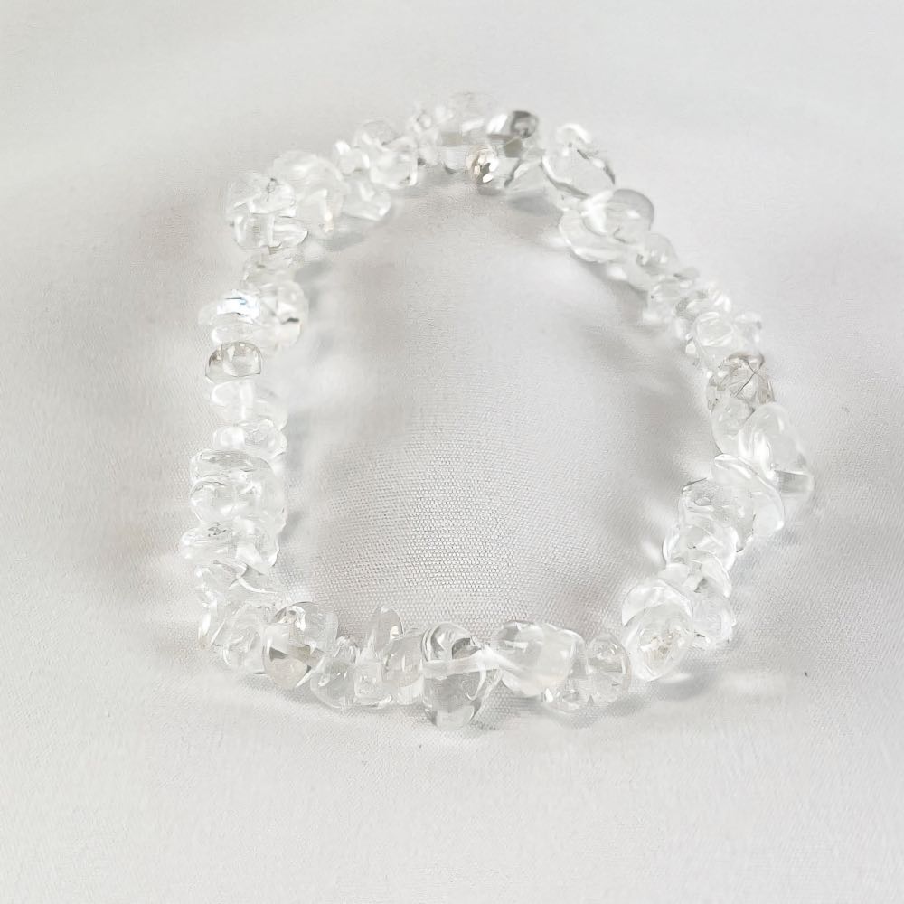 Bracelet Cristal de Roche - Perles chips