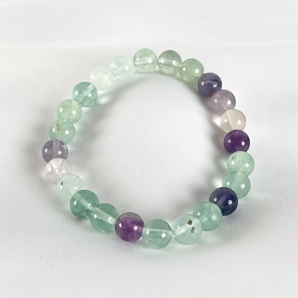 Bracelet Fluorine - Perles rondes