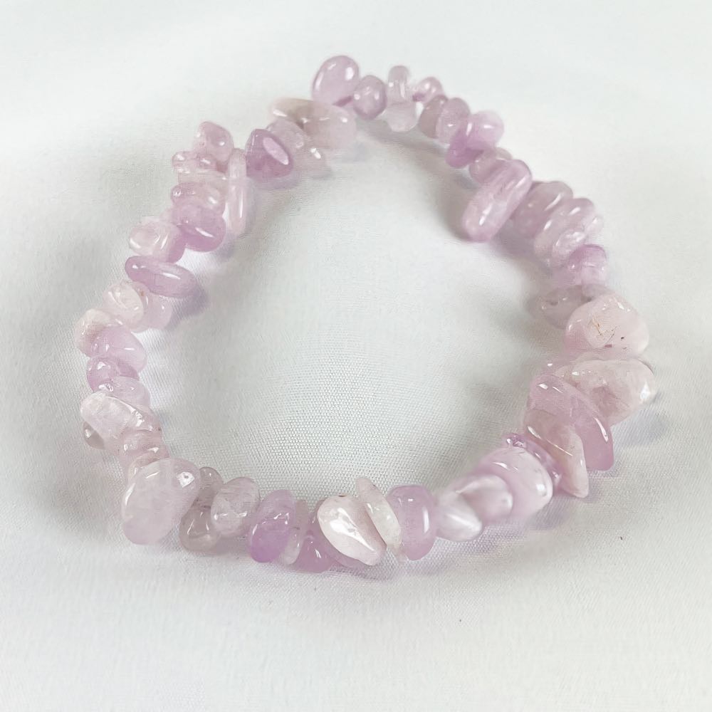 Bracelet Kunzite - Perles chips