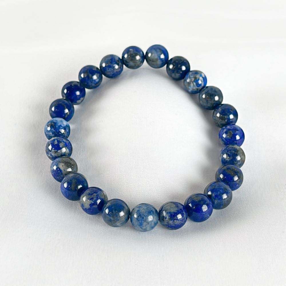 Bracelet Lapis lazuli - Perles rondes