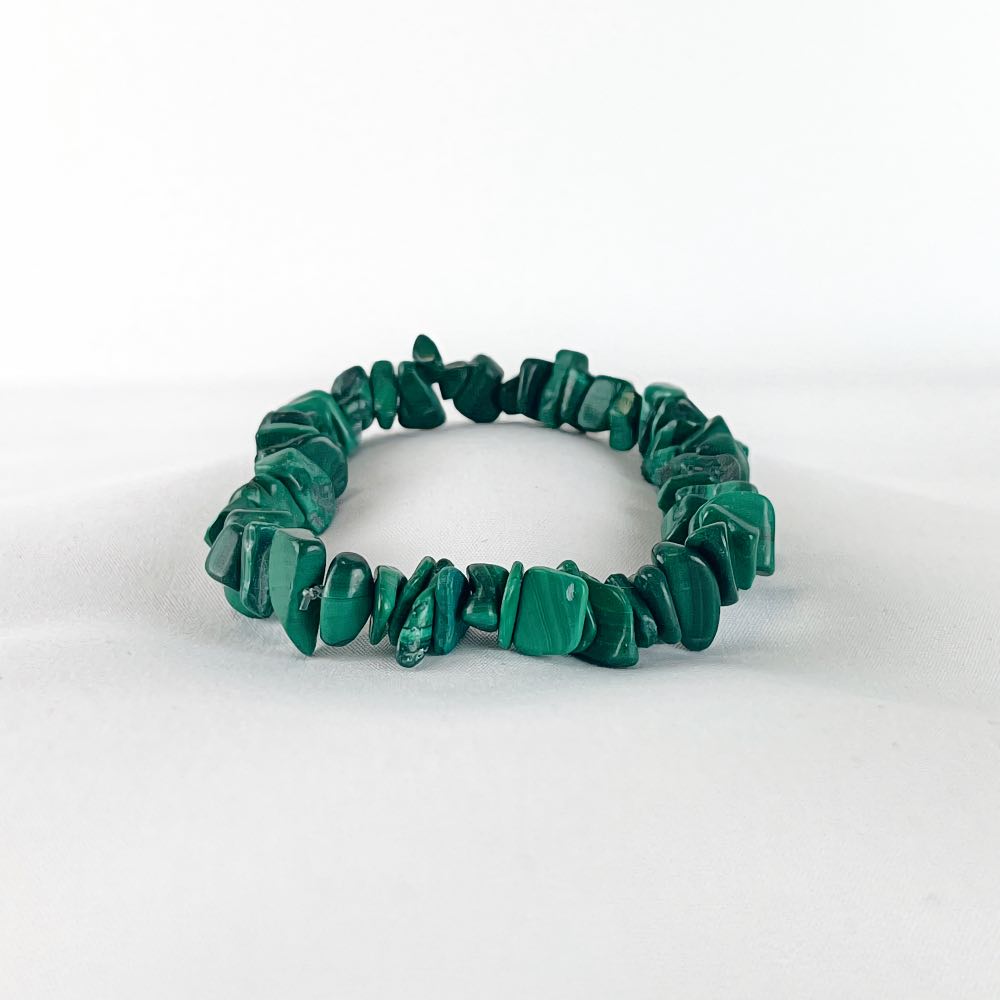 Bracelet Malachite - Perles chips