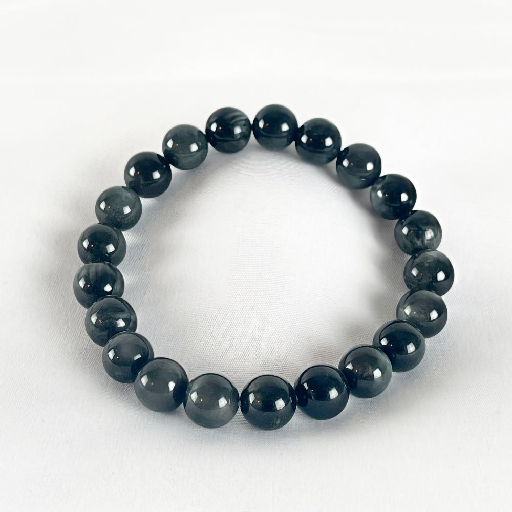 Bracelet Oeil de Chat - perles rondes