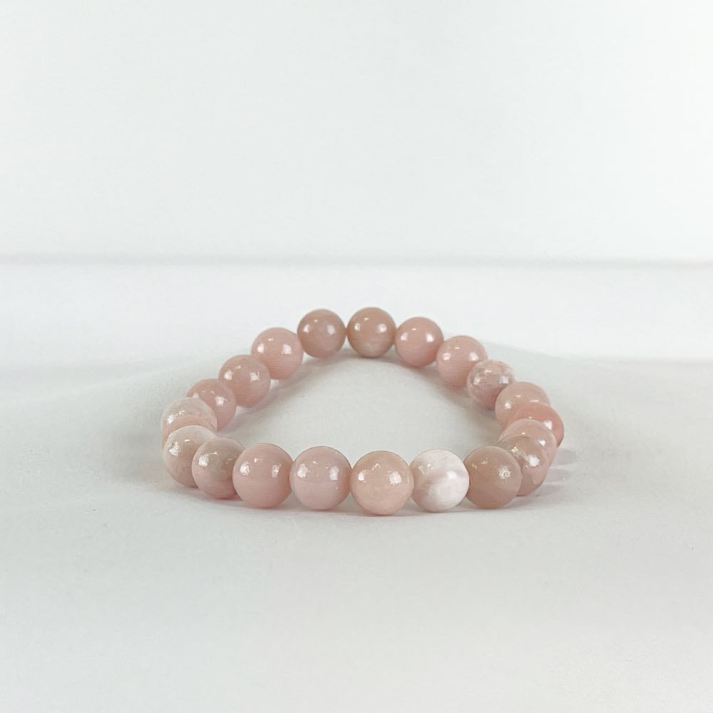 Bracelet Opale Rose - Perles rondes