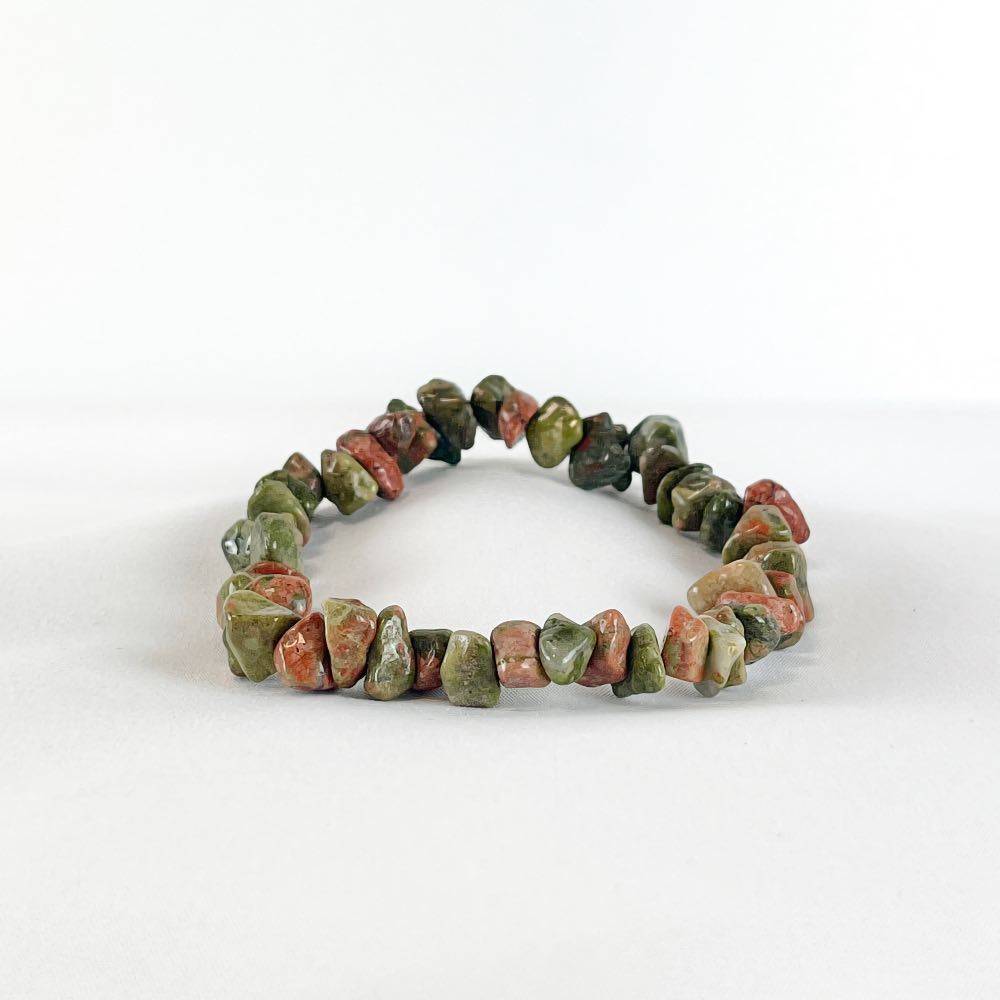 Bracelet Unakite - Perles chips